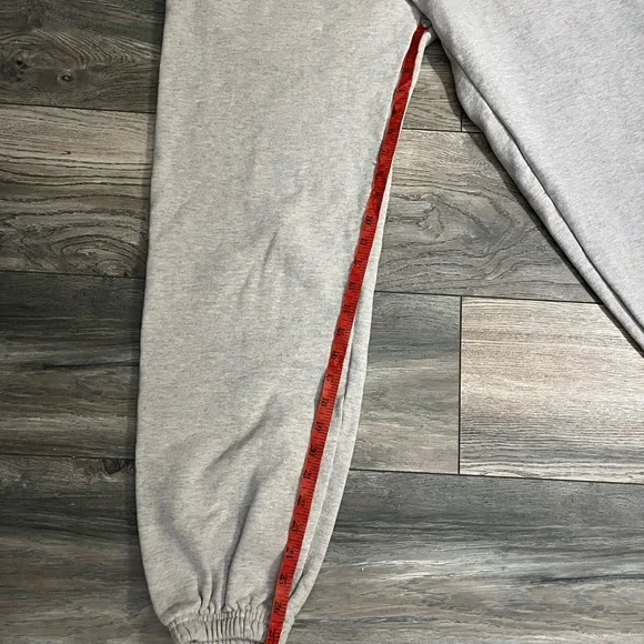 Light Gray Sweatpants || Los Angeles Apparel || 14oz Heavy Fleece - Picture 6 of 7